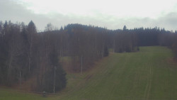 Dojezd hlavní sjezdovky