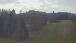 Dojezd hlavní sjezdovky