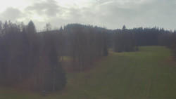 Dojezd hlavní sjezdovky