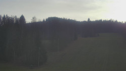 Dojezd hlavní sjezdovky