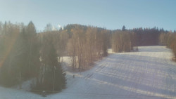 Dojezd hlavní sjezdovky