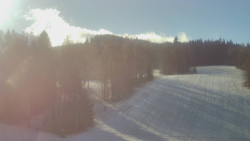 Dojezd hlavní sjezdovky