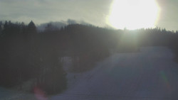 Dojezd hlavní sjezdovky