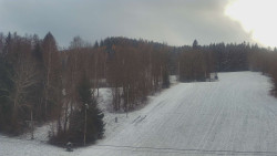 Dojezd hlavní sjezdovky