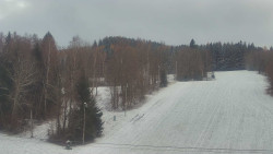 Dojezd hlavní sjezdovky