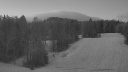 Dojezd hlavní sjezdovky