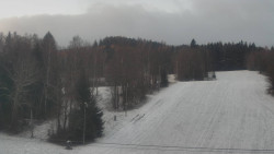 Dojezd hlavní sjezdovky