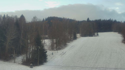 Dojezd hlavní sjezdovky