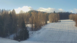 Dojezd hlavní sjezdovky