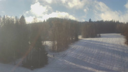 Dojezd hlavní sjezdovky