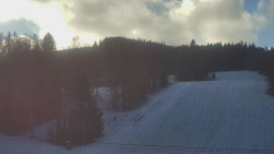 Dojezd hlavní sjezdovky