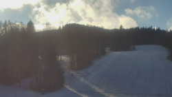 Dojezd hlavní sjezdovky