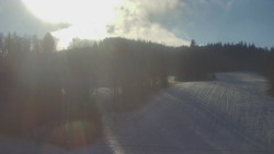 Dojezd hlavní sjezdovky