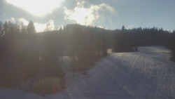 Dojezd hlavní sjezdovky