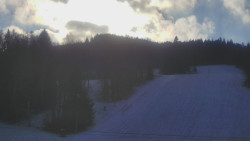 Dojezd hlavní sjezdovky