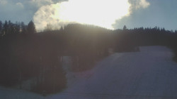 Dojezd hlavní sjezdovky