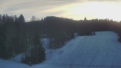 Dojezd hlavní sjezdovky