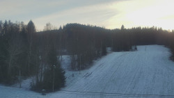 Dojezd hlavní sjezdovky