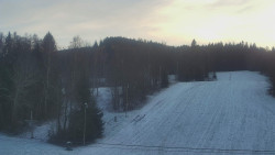 Dojezd hlavní sjezdovky