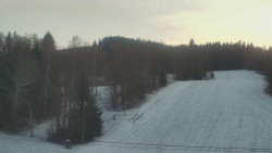 Dojezd hlavní sjezdovky