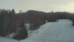 Dojezd hlavní sjezdovky