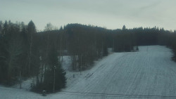 Dojezd hlavní sjezdovky