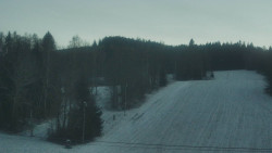 Dojezd hlavní sjezdovky