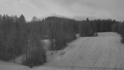 Dojezd hlavní sjezdovky