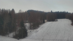 Dojezd hlavní sjezdovky