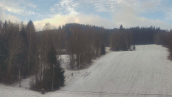 Dojezd hlavní sjezdovky