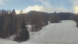 Dojezd hlavní sjezdovky