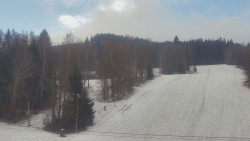 Dojezd hlavní sjezdovky