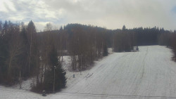 Dojezd hlavní sjezdovky