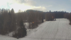 Dojezd hlavní sjezdovky