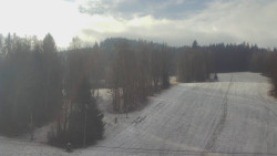 Dojezd hlavní sjezdovky