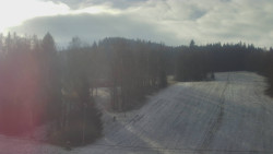 Dojezd hlavní sjezdovky