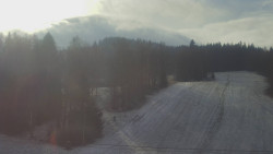 Dojezd hlavní sjezdovky