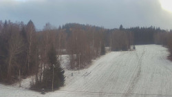 Dojezd hlavní sjezdovky