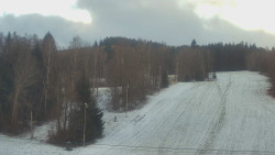 Dojezd hlavní sjezdovky