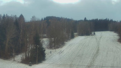 Dojezd hlavní sjezdovky