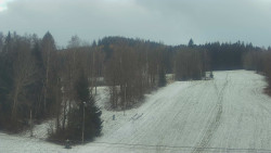 Dojezd hlavní sjezdovky