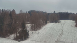 Dojezd hlavní sjezdovky