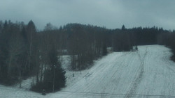 Dojezd hlavní sjezdovky