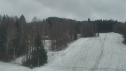 Dojezd hlavní sjezdovky