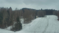 Dojezd hlavní sjezdovky