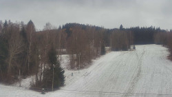 Dojezd hlavní sjezdovky