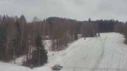 Dojezd hlavní sjezdovky