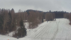 Dojezd hlavní sjezdovky