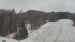 Dojezd hlavní sjezdovky