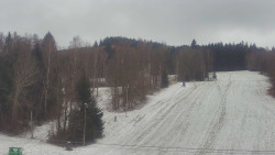 Dojezd hlavní sjezdovky